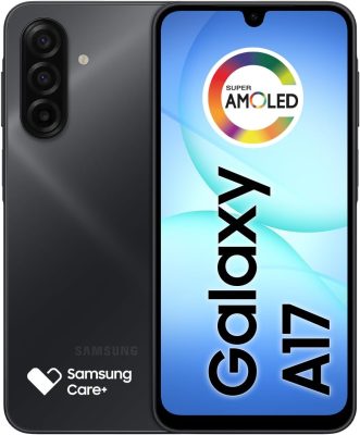 Celular Samsung Galaxy A17, 256GB, 8GB, 50MP Tela 6.7", IP54 - Preto