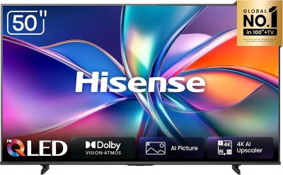 Hisense Smart TV 4K Hi-QLED 50" Polegadas 50Q6QVV