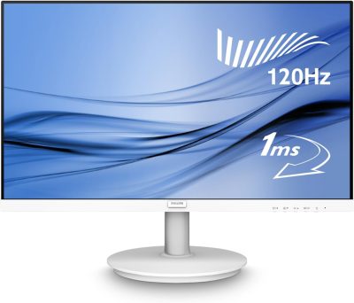 Monitor Branco Philips 221V8LBW3 21,5" Full HD 120Hz Branco