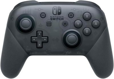 Nintendo, Controle Nintendo Switch, Pro, Sem Fio, Vibração HD, Controle de Movimento, Funcionalidade Amiibo Embutida, Cinza