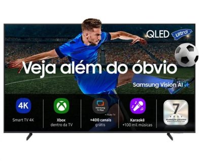 Smart TV Samsung QLED 55 4K Comando de Voz QN55QEF1AGXZD