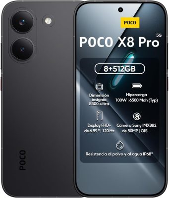 Smartphone Xiaomi Poco X8 Pro 512GB / 8GB Ram (Preto)