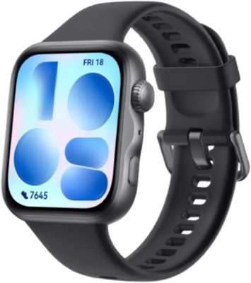 Smartwatch, HUAWEI WATCH FIT 5, AMOLED de 1,82" Design Leve, Mini Treino, Bateria com Até 10 Dias, 64 GB, Gerenciamento Avançado da Saúde, Monitor do Sono, GPS, Compatível com iOS e Android, Preto