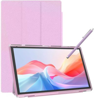 Tablet Android de 10 polegadas com capa Stylus Android 15 tablets 8 GB RAM 32 GB ROM suporta expansão de 1 TB 6000 mAh bateria IPS HD de 10,1 polegadas tela sensível ao toque 2MP + 8MP câmera dupla ZB10