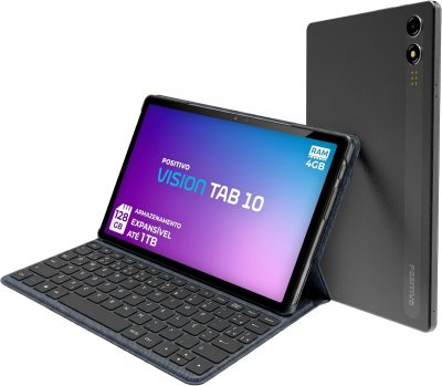 Tablet Positivo Vision TAB 10 4GB 128GB com Teclado