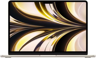 Apple notebook MacBook Air de 13 polegadas: Chip M2 da Apple com CPU de oito núcleos e GPU de dez núcleos, de 512 GB SSD - Estelar