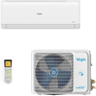 Ar-Condicionado Split HW Inverter Elgin Eco III Wi-Fi 12.000 BTUs R-32 Quente/Frio 220V HJQE12C2CG | HJQI12C2WG