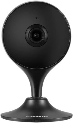 Câmera Inteligente Interna iM3 C Preto Intelbras, WiFi, Full HD, Compatível com Alexa e OK Google, Visão Noturna