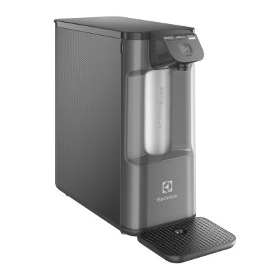 Electrolux Purificador de Água Gelada Fria e Natural Elétrico Compacto Eletronico placa Filtro refil 6 meses ou 3000l Painel Touch Bivolt grafite PE12G 09140GBC085