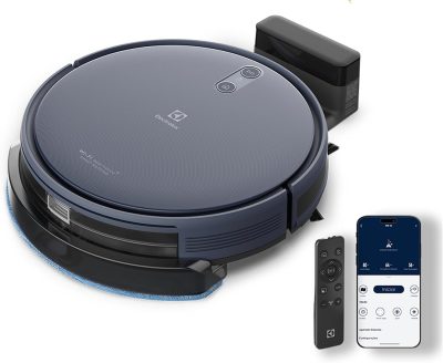 Electrolux Robô Aspirador Wi-Fi MOP ERB44 Bivolt Sensor Antiqueda