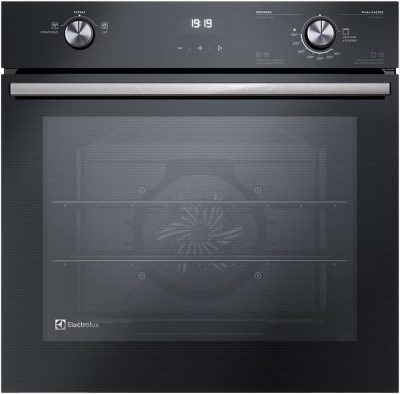 Forno de Embutir Electrolux a Gás 80L Efficient com PerfectCook360 Preto OE8GH 220v