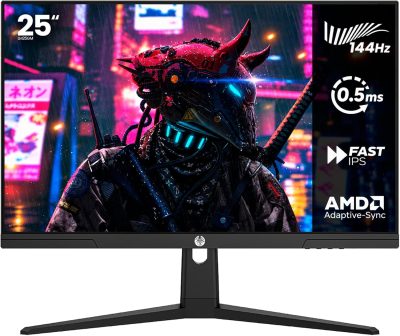 Haiz Monitor Gamer 25'' 144hz 0.5ms 1920x1080 Adaptative Sync FHD HDMI/DP IPS VESA LM25GM
