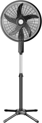 HEPTA WORLD Ventilador de Coluna, Resfriamento, Silencioso, Design Slim para Casa Escritório (PRETO, 110V, 101)