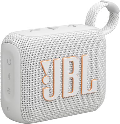 JBL Go 4 Caixa de Som Bluetooth Portátil Auracast À Prova D'água e Poeira Branca GO4T