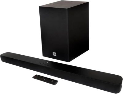 JBL, Soundbar, Bluetooth, Cinema SB180, 2.1 Canais, Subwoofer de 6,5" Sem Fio - Preta LUNA