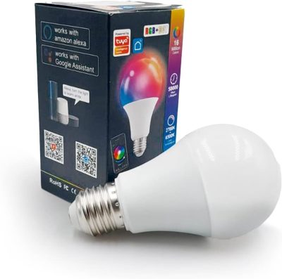 Lâmpada Inteligente Wi-Fi Compatível com Alexa e Google Assistant Tuya Smart Life 9G-LVPW-47VC