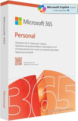 Microsoft 365 Personal + 1TB de Armazenamento OneDrive