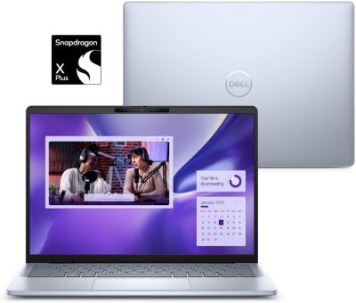 Notebook Dell Inspiron Plus I14-QCXPLUS-M20 14" QHD+ Touch Snapdragon® X Plus 16GB 1TB SSD Windows 11 Prata Gelo