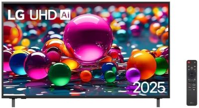 Smart TV 4K 50" LG UHD 50UA85 Processador α7 AI Ger8 4K Super Upscaling Google Cast Alexa Integrado Controle AI Smart Magic WebOS 25