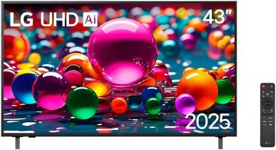 Smart TV 43' LG 43AU801C0SA 4K 43AU801C0SA.AWZ