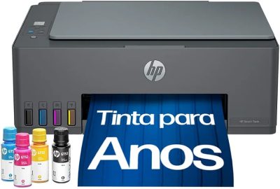Impressora Multifuncional HP Smart Tank 589 Tanque de Tinta Colorida Wi-Fi, USB - Alta Economia -Copiadora e Scanner (5D1A8A) 5D1A8A#AK4
