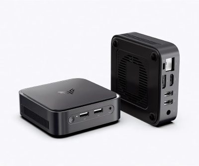 Mini PC Kamrui AMD Ryzen R3-3250C com 8GB de Ram e 256GB SSD, Computador Compacto Conexão Hdmi, 4 Portas Usb e Entrada Lan para Escritório, Estudo e Entretenimento, Design Slim Silencioso COA