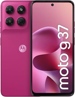 Smartphone Motorola Moto G37 5G - 64GB 4GB RAM + 8GB RAM Boost, Camera 50MP com editor magico, Bateria de 5200 mAh e tela 6.7" - Rosa