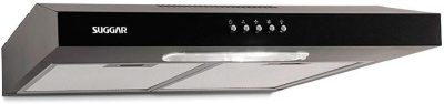 SUGGAR DEPURADOR DE AR SLIM 60CM 3 VEL. PRETO 110V DPS161PT