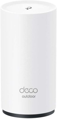 TP-Link Deco X50-Outdoor (1 un.) Roteador Mesh Wi-Fi 6 AX3000 Dual Band, Uso Externo e Interno, Cobertura de até 230 m², até 150 Dispositivos, IP65, PoE/AC e Mesh Gerenciado por IA Deco X50-Outdoor(1-pack)