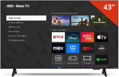 TV AOC Smart 43" Roku TV Full HD 43S5155/78G