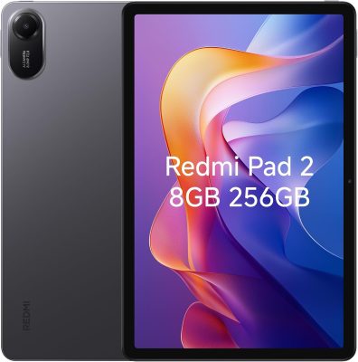 Xiaomi Redmi Pad 2 apenas WiFi (sem chamadas ou texto) 27.9 cm 2.5K Octa Core 4 alto-falantes ROM global 9000mAh Bluetooth 5.3 8MP modelo 25040RP0AL (cinza grafite, 256 GB + 8 GB)