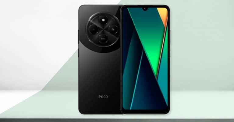 Xiaomi POCO C75 4G em destaque, smartphone com bateria 6000mAh, celular com tela AMOLED