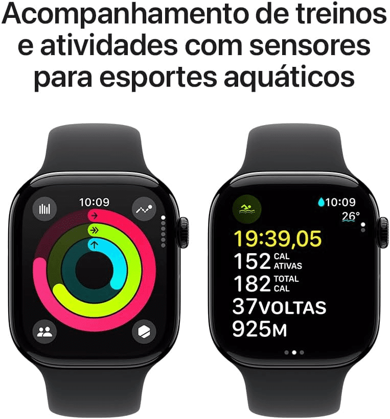 apple watch 10 acompanhamento de treinos e ativades com sensores