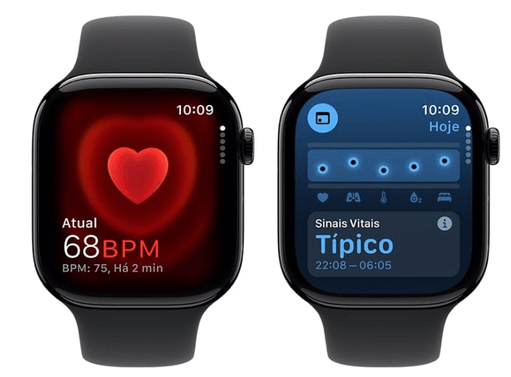 Apple Watch Series 10 controle de batimentos cardiacos