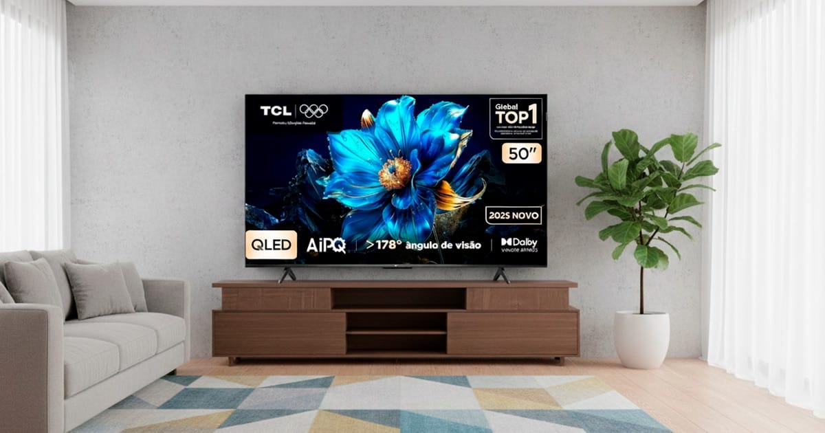 Smart TV TCL 50 Polegadas QLED 4K P7K